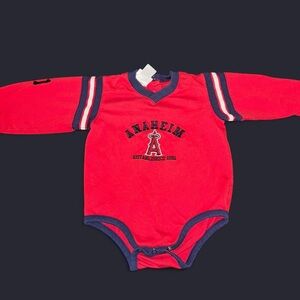 Majestic Red Anaheim Infant Bodysuit